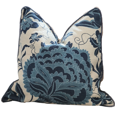 Tropical Bloom Cotton Cushion Cover | Floral Design Cover