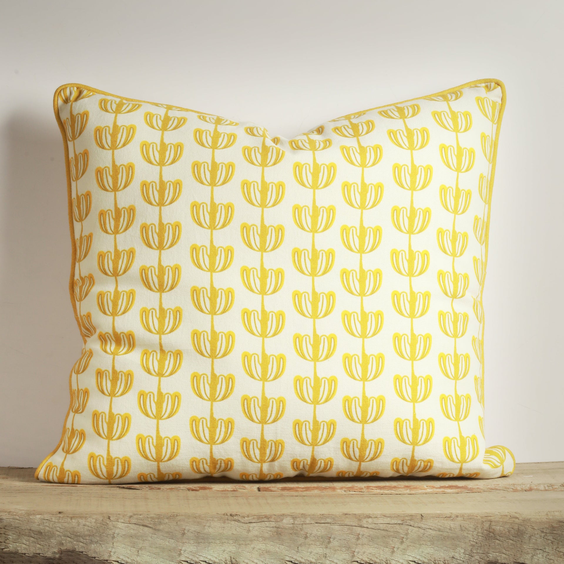 Yellow Garland Decorative Cushion Cover | 50cm x 50cm