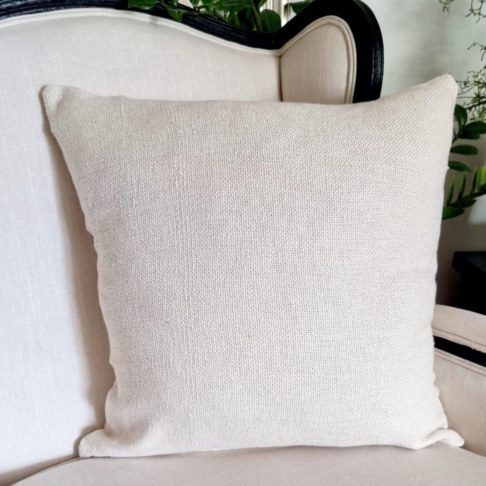 Cloud Weave Textured Cushion Cover | 60cm x 60cm Cotton Decorative Cushion