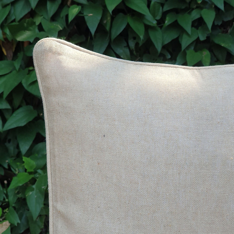Earthly Jute Cushion Cover