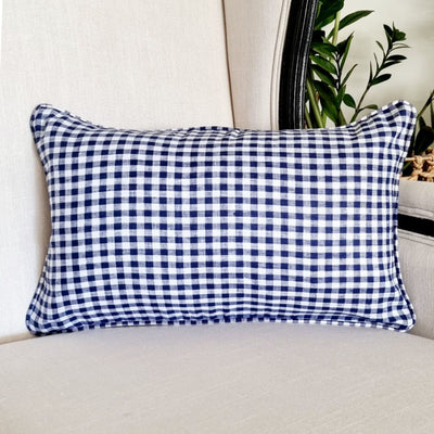 Lumbar Cushion - Maritime Checks  with insert