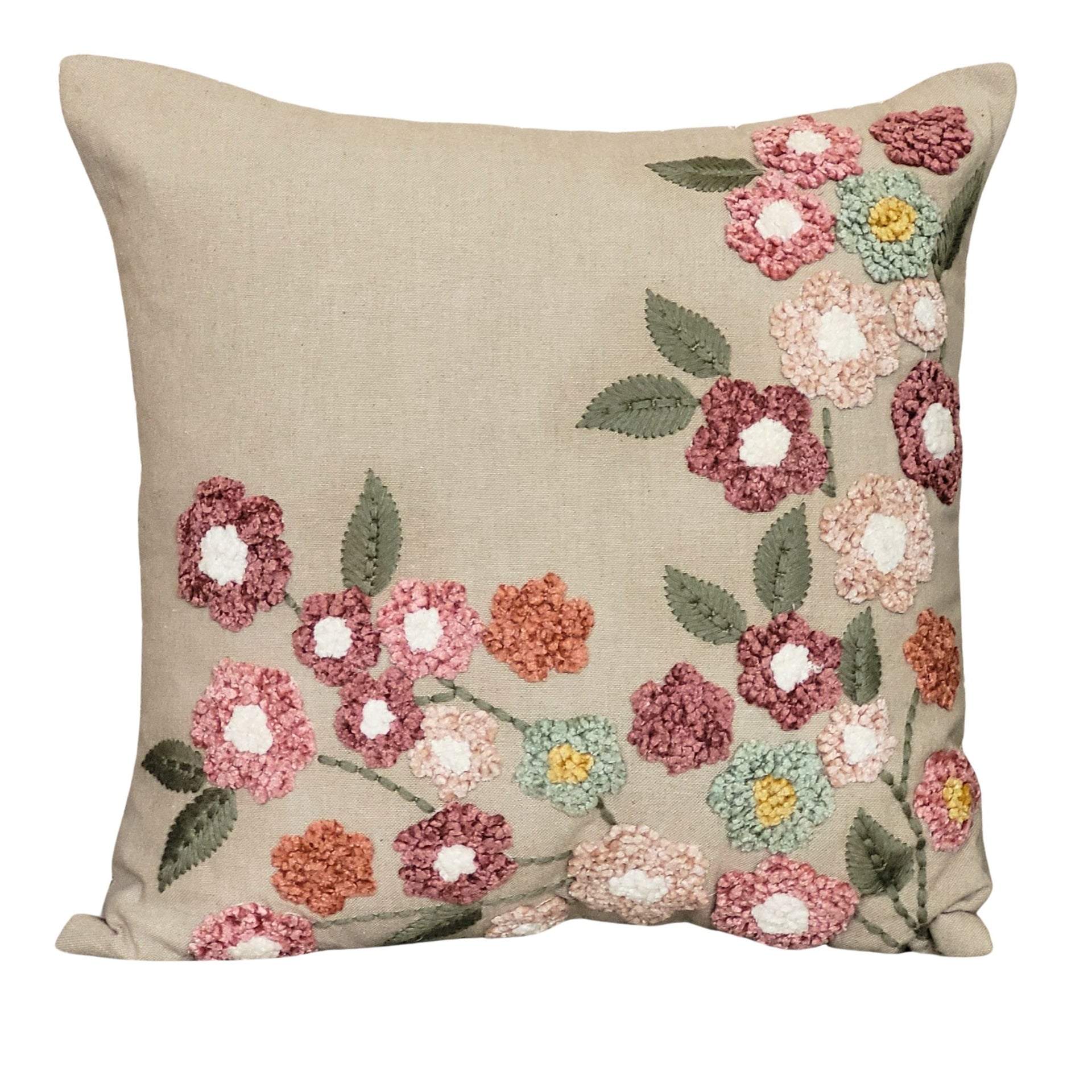 Petal Poetry Cushion Cover | 45x45 cm