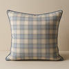 Coastal Check Cushion Cover | blue check cushion cover 50×50 cm 100 % Cotton