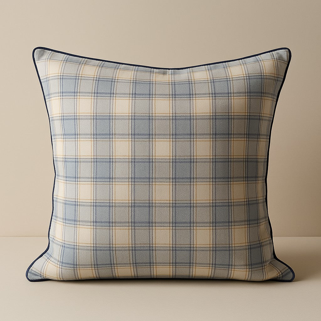 Coastal check - Cushion Cover