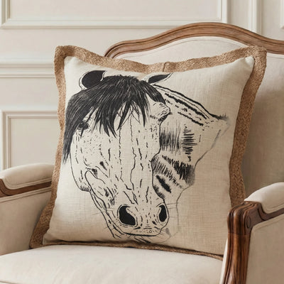 Horse Decorative Cushion Cover | 50cm x 50cm