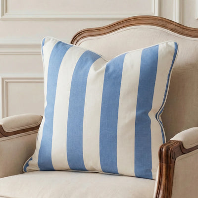 Zalor Blue Stripe Cushion Cover | 40cm x 40cm