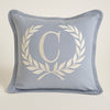 French Monogram C | Monogram Cushion Cover 50x50 cm – 100 % Natural Cotton