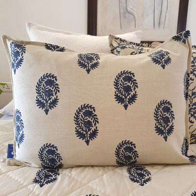Mughal Aam Organic Cotton Zippered Pillowcase | 48cm x 73cm Pillow Cover