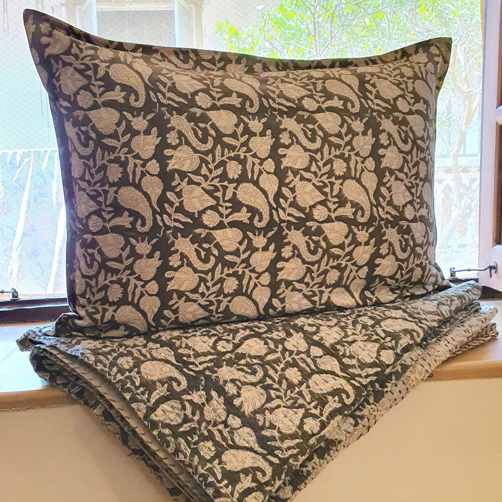 Myrtle Keri Kantha Coverlet | 220cm x 270cm