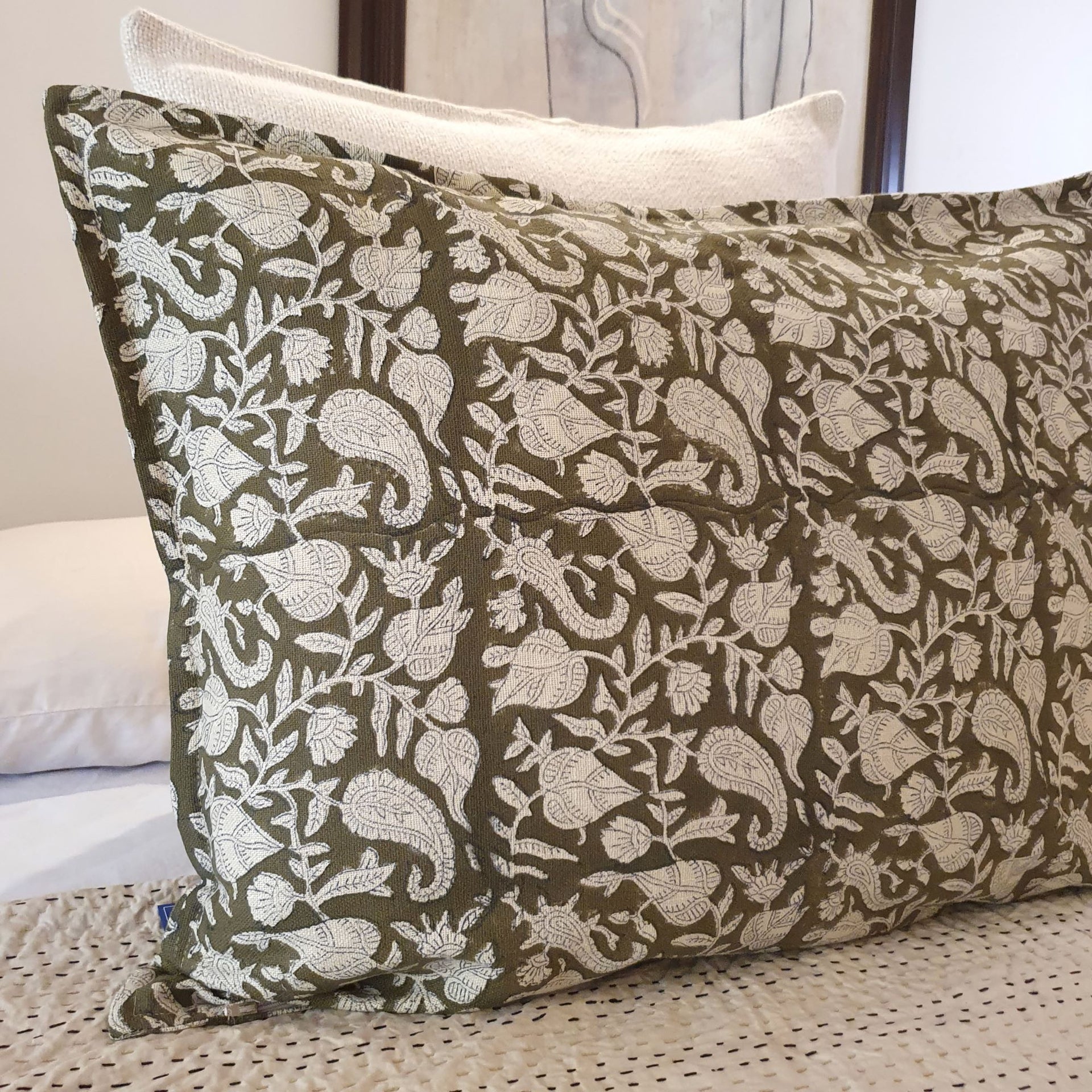 Myrtle Keri Organic Cotton Pillowcase | 48cm x 73cm with Hidden Zipper Closure