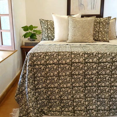 Myrtle Keri Kantha Coverlet | 220cm x 270cm