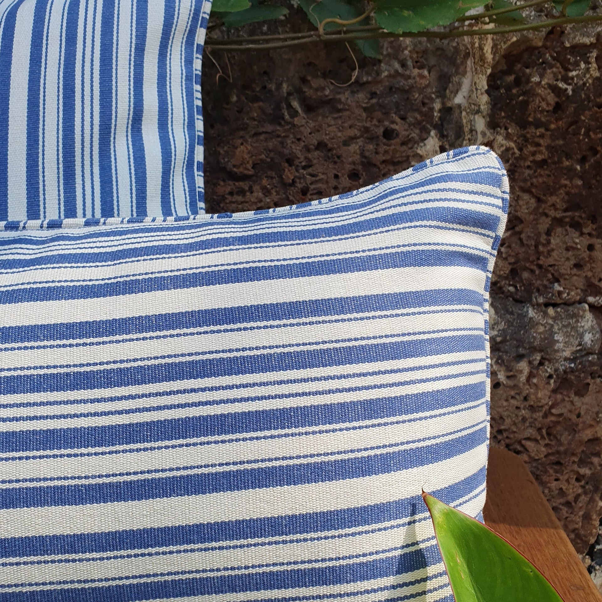 Navy Farmhouse Cushion Cover | 50cm x 50cm