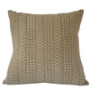 Oyster  Chevron Cushion Cover| 45cm x 45cm