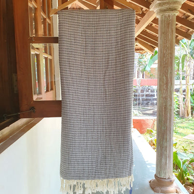 Parisian Elegance Cyan Handmade Throw Blanket | 120x170cm Luxury Throw for Couch