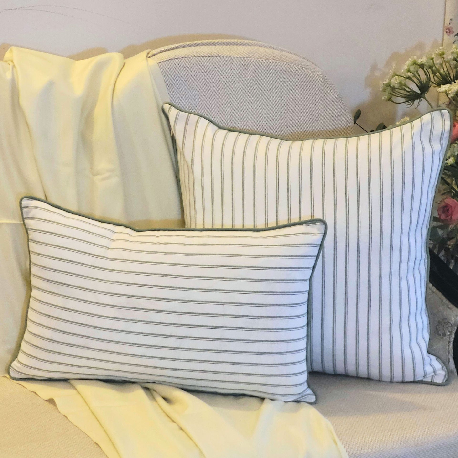 Lumbar Cushion - Botanic Lines