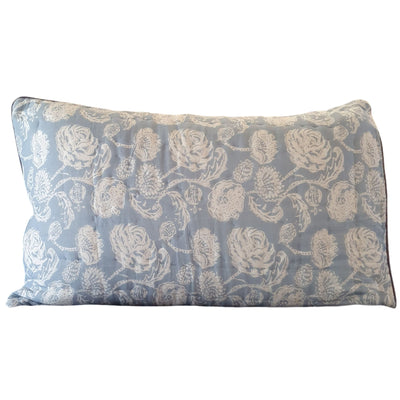 Farmhouse Blue Quilted Pillowcase Set | 48cm x 73cm