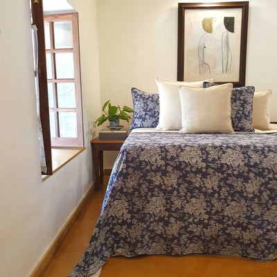 Vintage Charm Kantha Bedspread | Kantha Bedspreads 220x270 cm | 100% Cotton