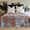 Autumn Garden Kantha Bedspread | 220cm x 270cm