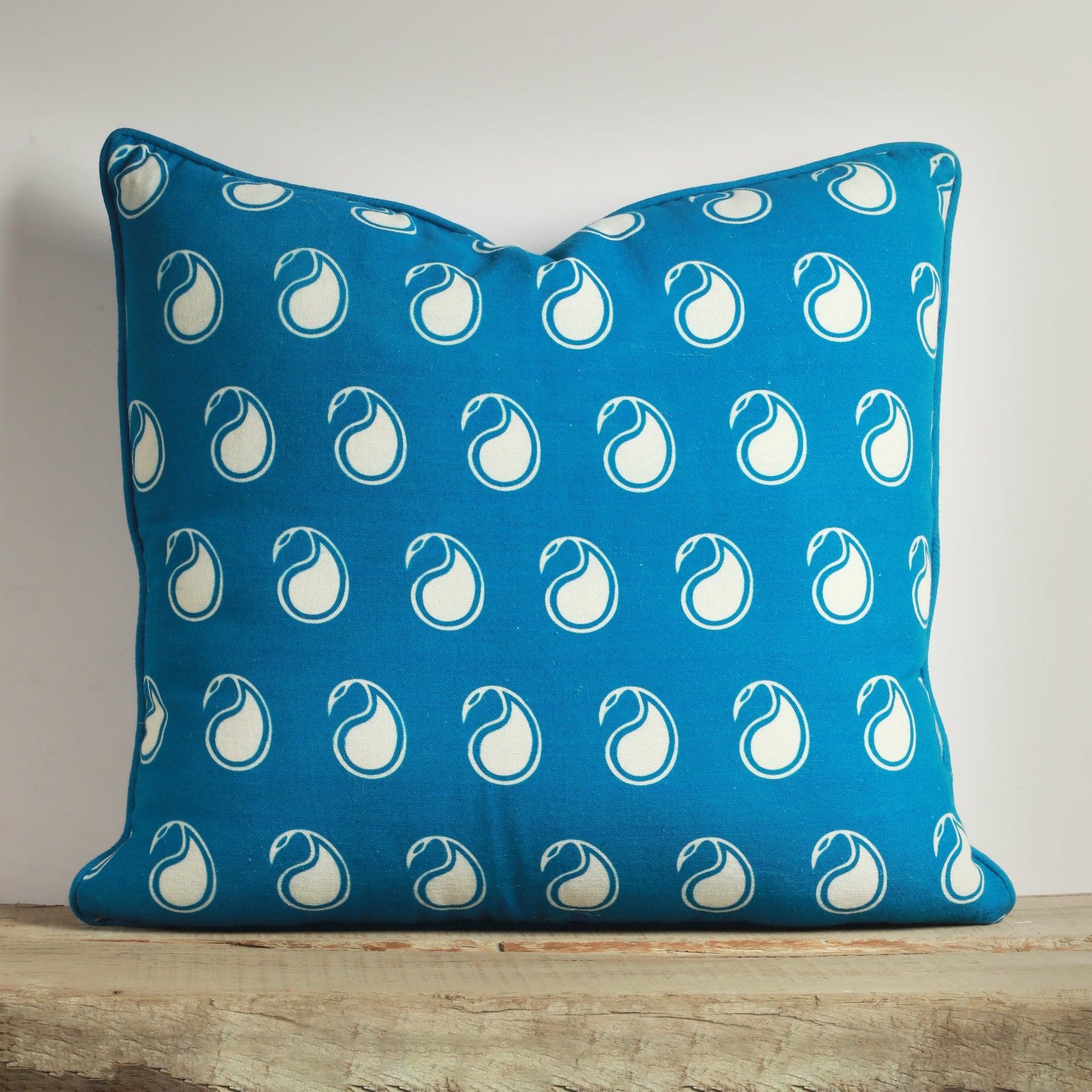 Kolka Blue Decorative Cushion Cover | 50cm x 50cm