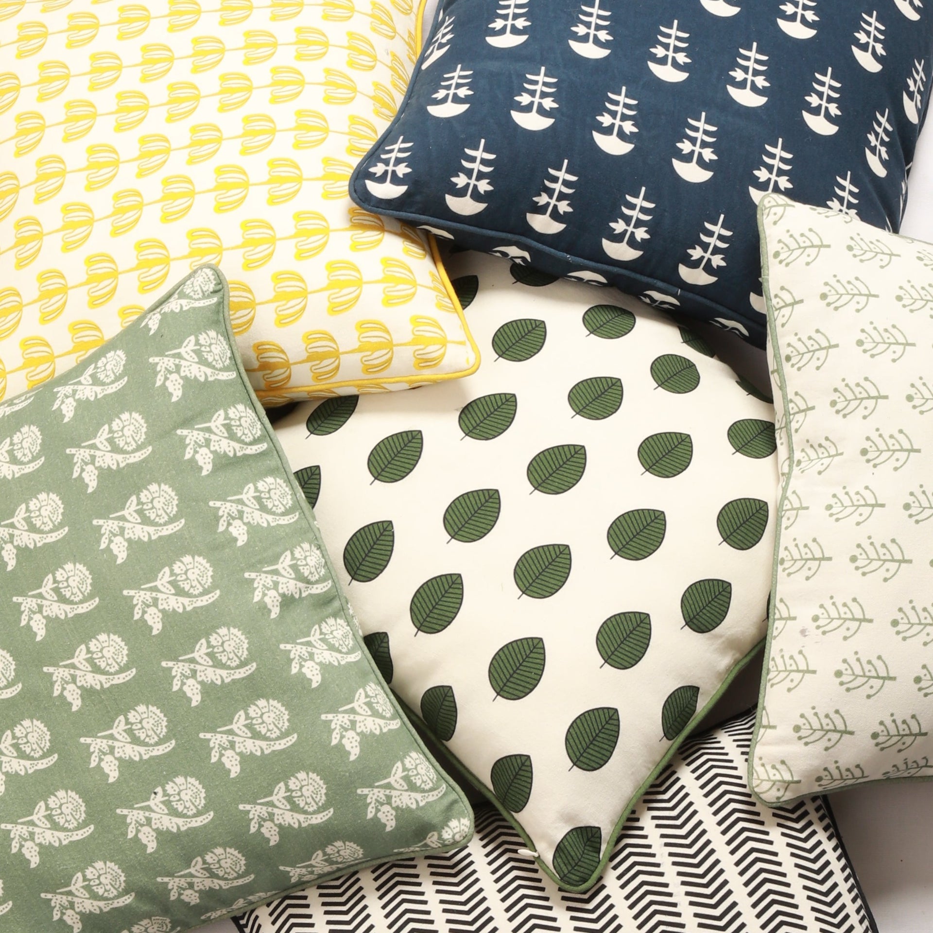 Olive Decorative Cushion Cover | 50cm x 50cm