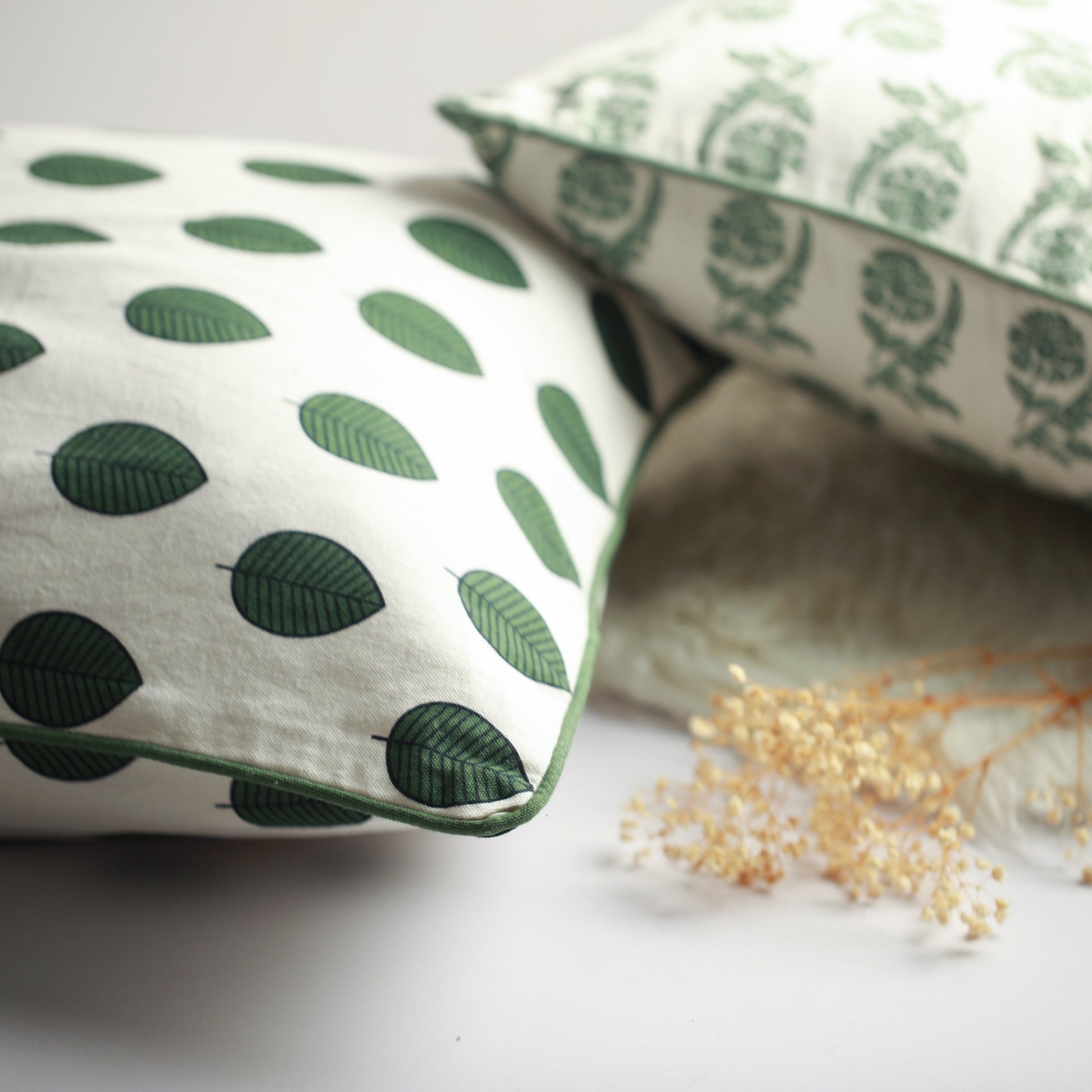 Olive Decorative Cushion Cover | 50cm x 50cm