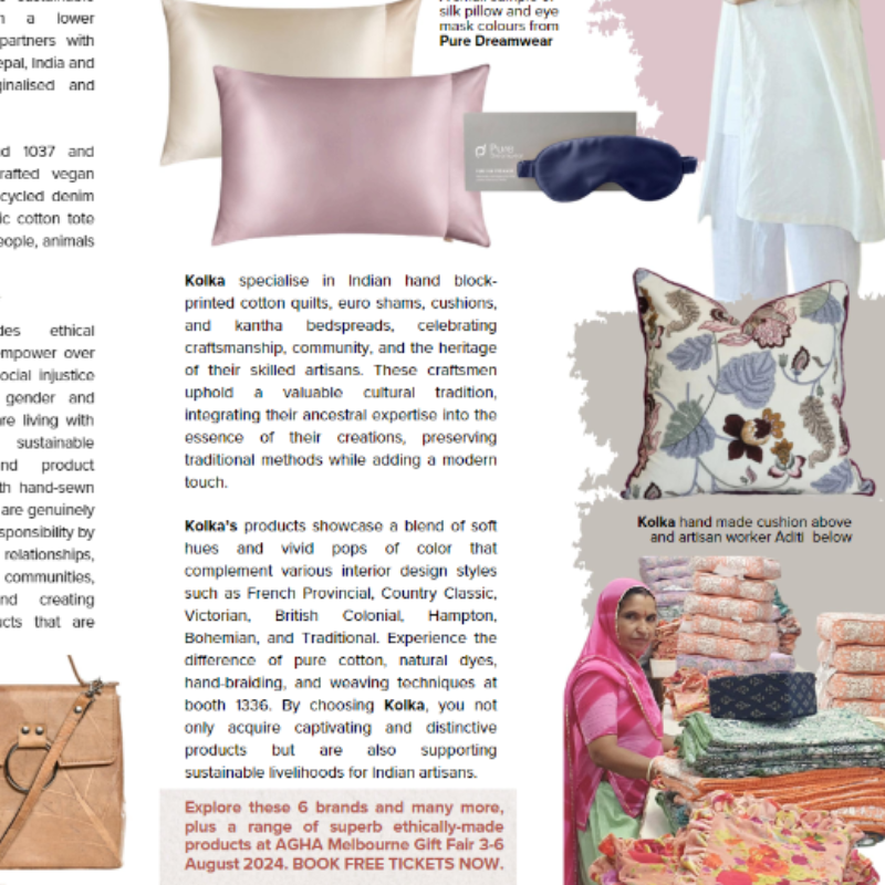 Kolka featured in Australia's biggest Home and Gift show AGHA 2024 catalogue