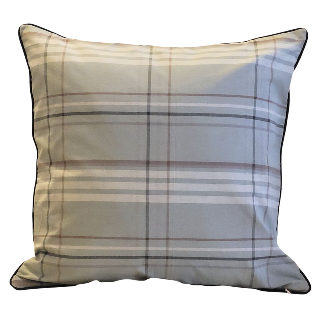 Ash Green Check - Cushion Cover