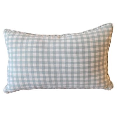 Lumbar Cushion Cover - Meadow Check