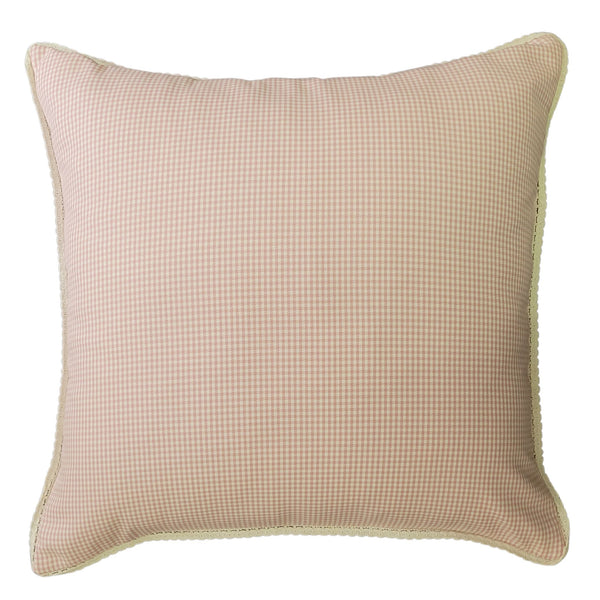 Pink Gingham - Cushion Cover
