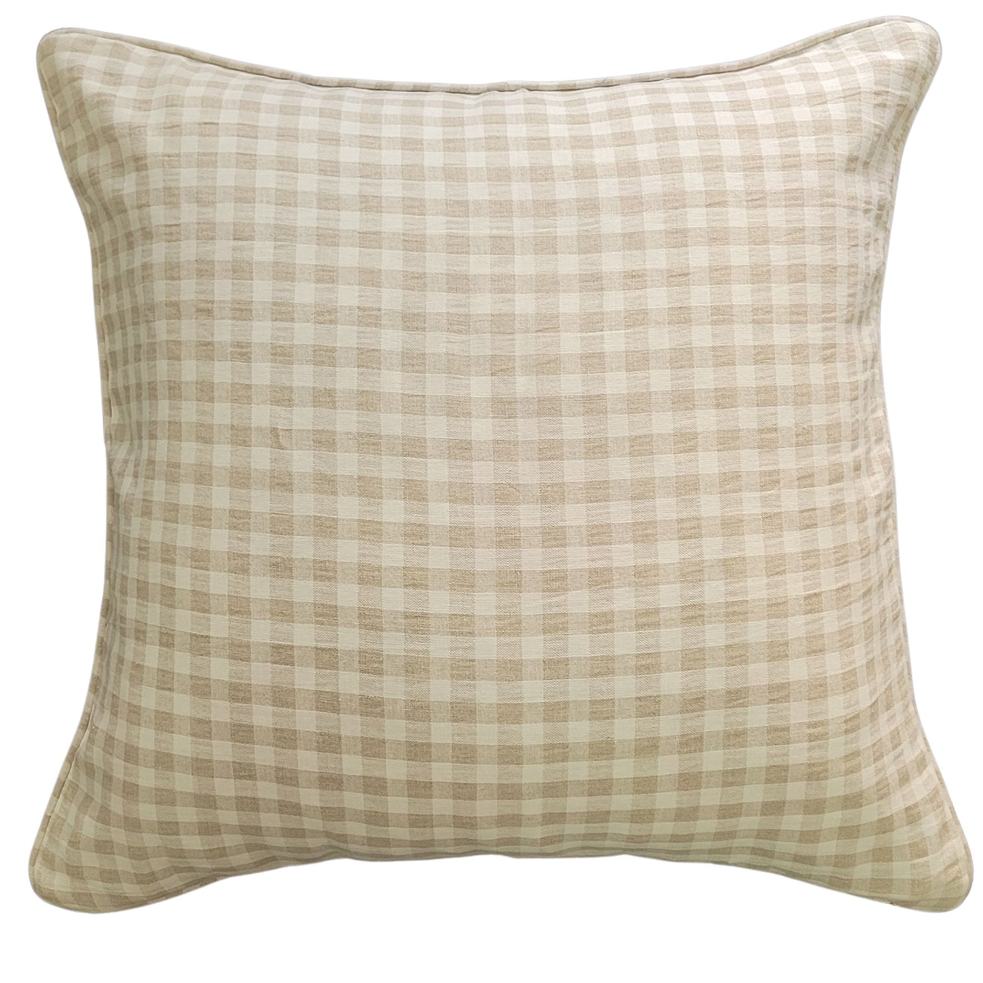 Sandstone Check - Cushion Cover
