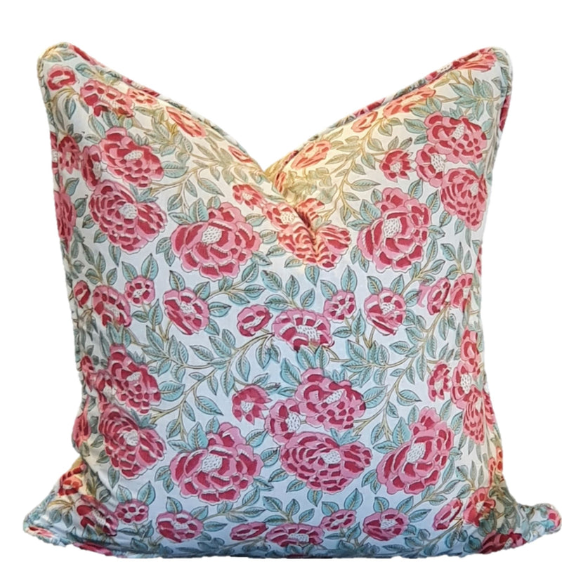 Peonies Decorative Cushion | 50cm x 50cm