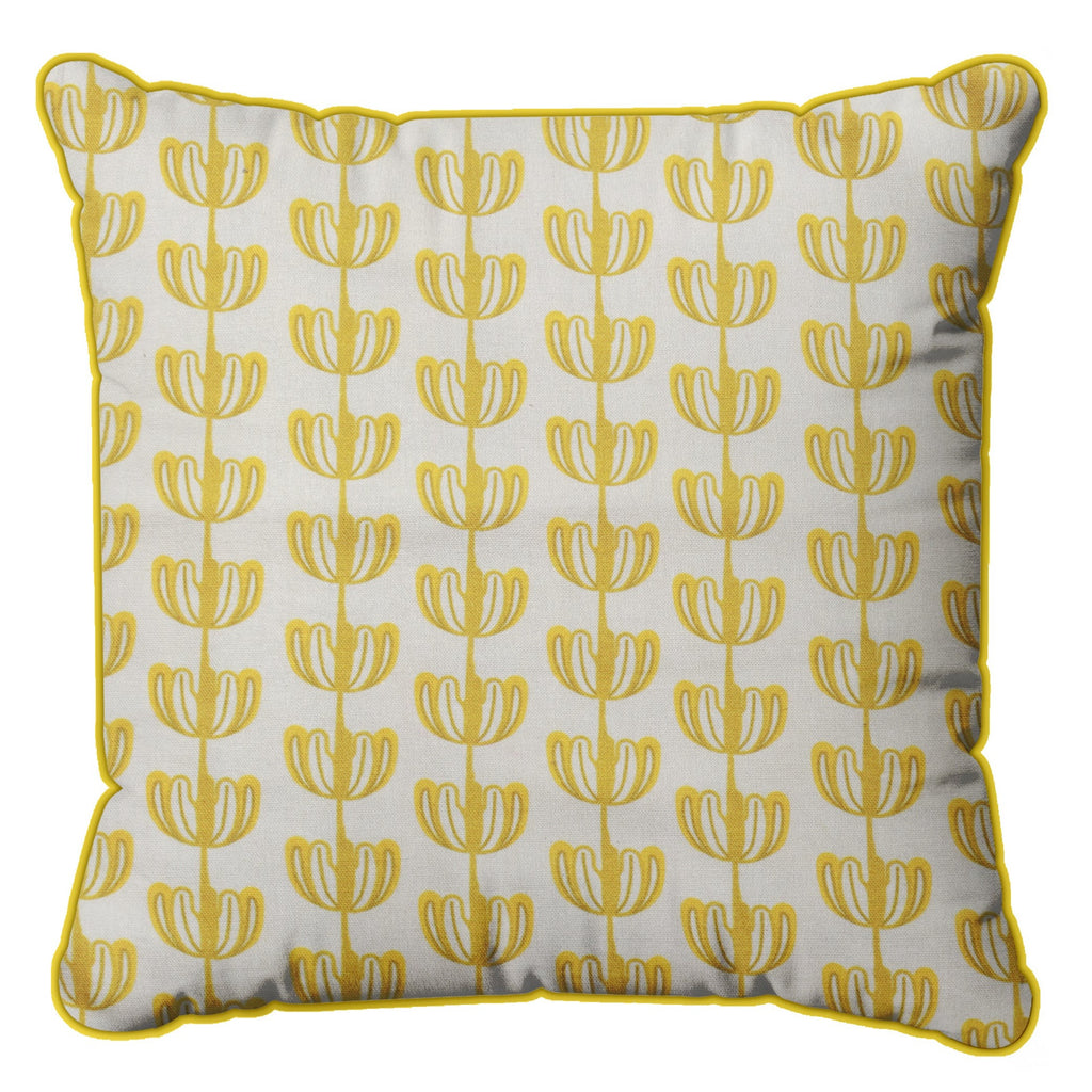 Yellow Garland Decorative Cushion Cover | 50cm x 50cm