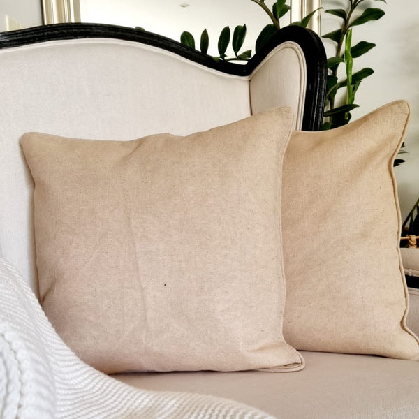 Earthly Jute Cushion Cover | 50cm x 50cm