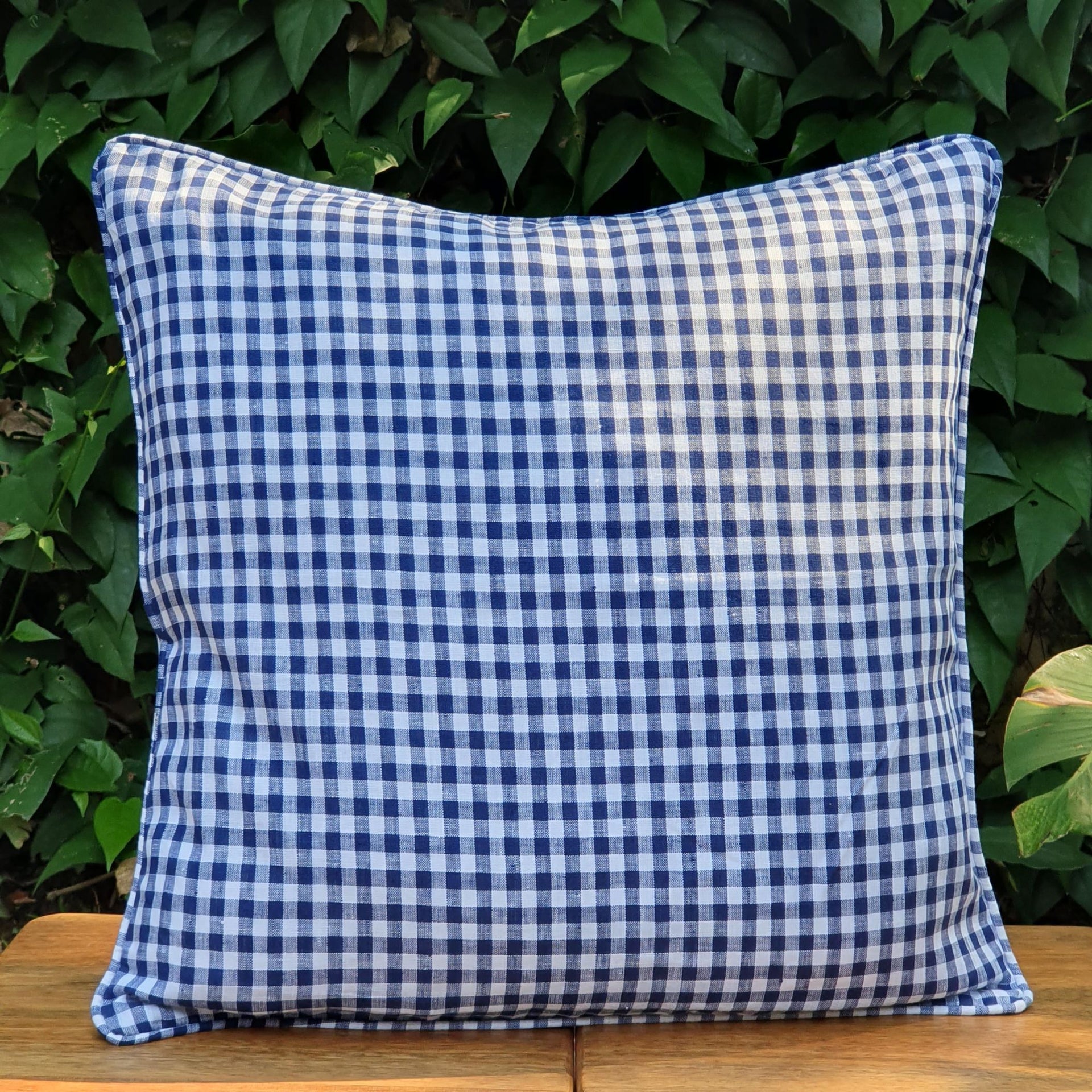 Maritime Checks Cushion Cover | 50cm x 50cm
