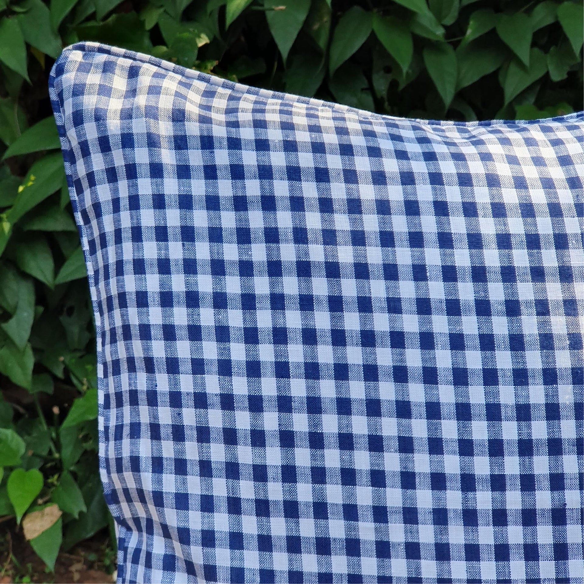 Maritime Checks Cushion Cover | 50cm x 50cm