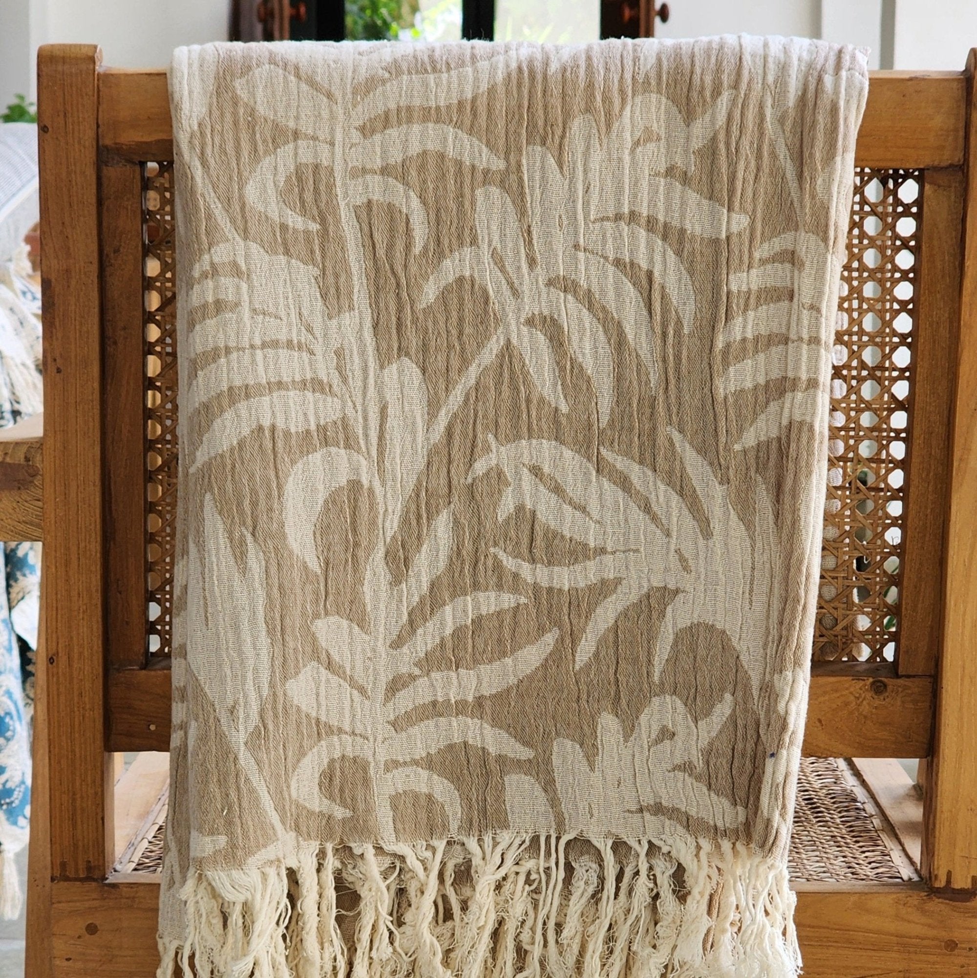 Fleuri Double Gauge Throw Kolka