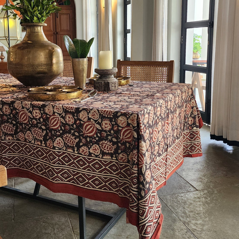 Pomegranate Kalamkari Tablecloth (limited edition)