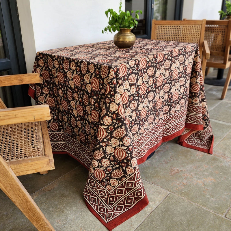 Pomegranate Kalamkari Tablecloth (limited edition)