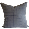 Victorian Gray Check - Cushion Cover