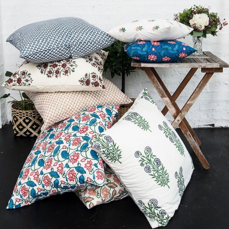 Selection of colourful cushions