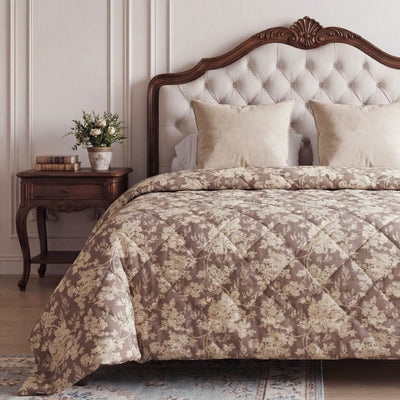 Cottage Garden Quilted Bedspread  | 220x270cm Cotton Quilt