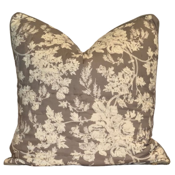 Cottage Garden Quilted Cushion Cover | 50cm x 50cm