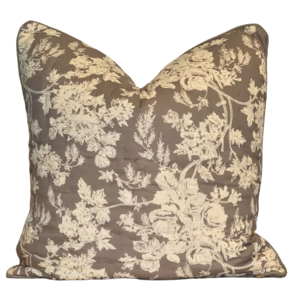 Cottage Garden Quilted Cushion Cover | 50cm x 50cm