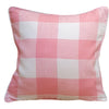 Country Pink Checkered Cushion Cover | 40cm x40 cm