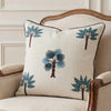 White Palm Decorative Cushion Cover | 50cm x 50cm