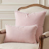 Pink Gingham Lumbar Cushion Cover | 30×50 cm
