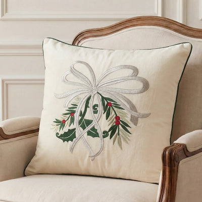 Mistletoe - Embroidered Cushion Cover | 45x45 cm