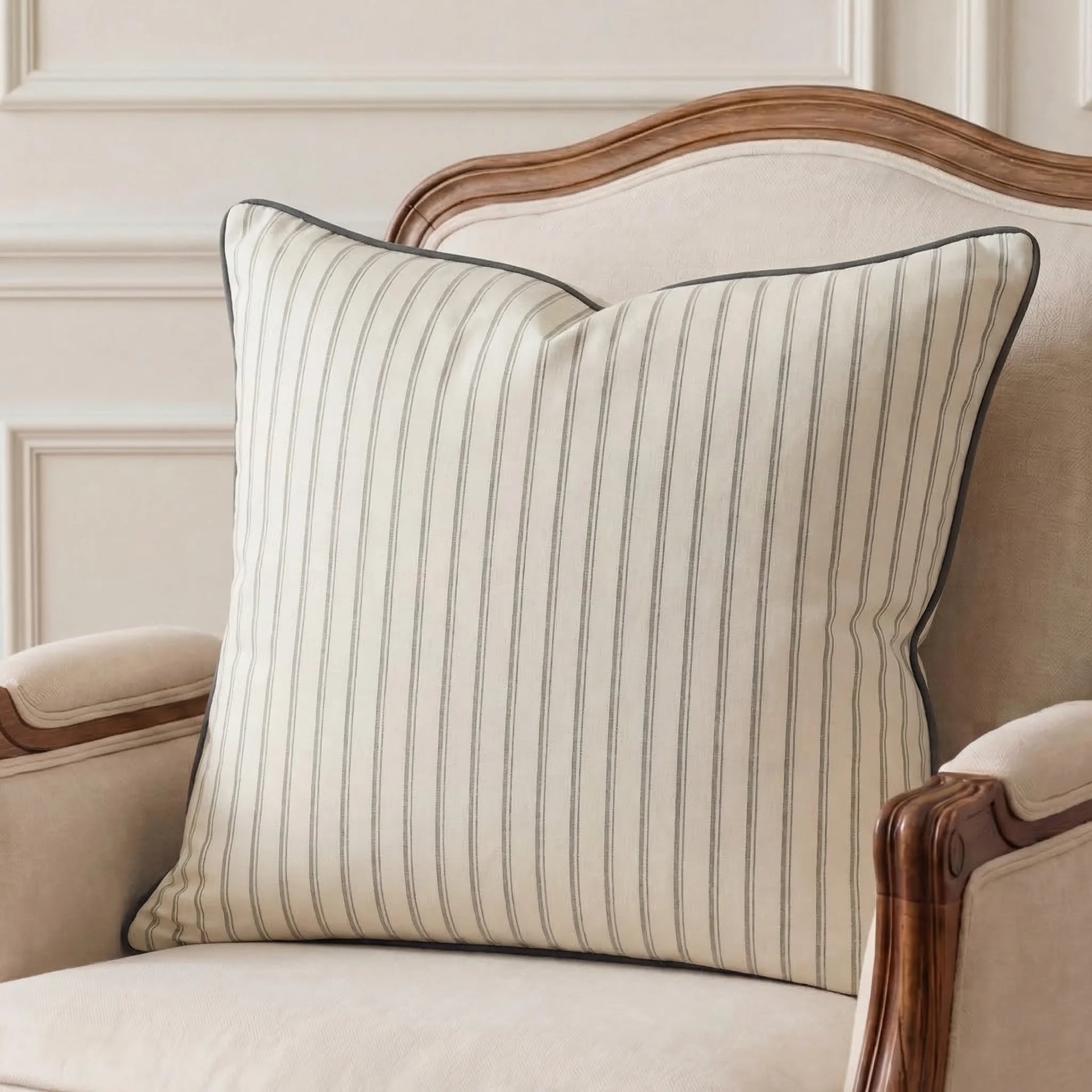 Botanic Lines Cushion Cover | Botanical Cushion Covers 50x50 cm – 100% cotton
