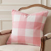 Country Pink Checkered Cushion Cover | 40cm x40 cm