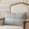 Lumbar Cushion Cover - Ash Green Check | 30x50 cm